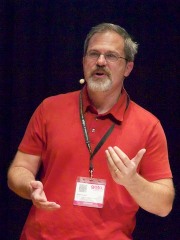 John Cook speaking in Aarhus, Denmark