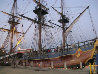 replica of HMS Endeavour