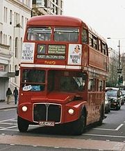 red double-decker bus