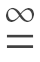 stackrel{infty}{=}