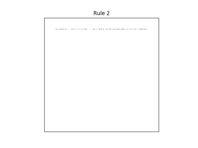 rule 2 with random initial conditions