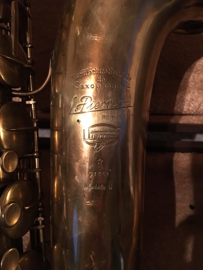 Pierret Modele 5 Tenor Sax circa 1912