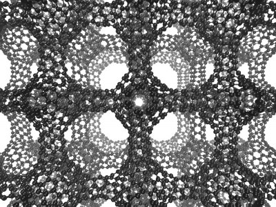 Carbon zeoline. Image by Yongjin Lee and Efrem Braun