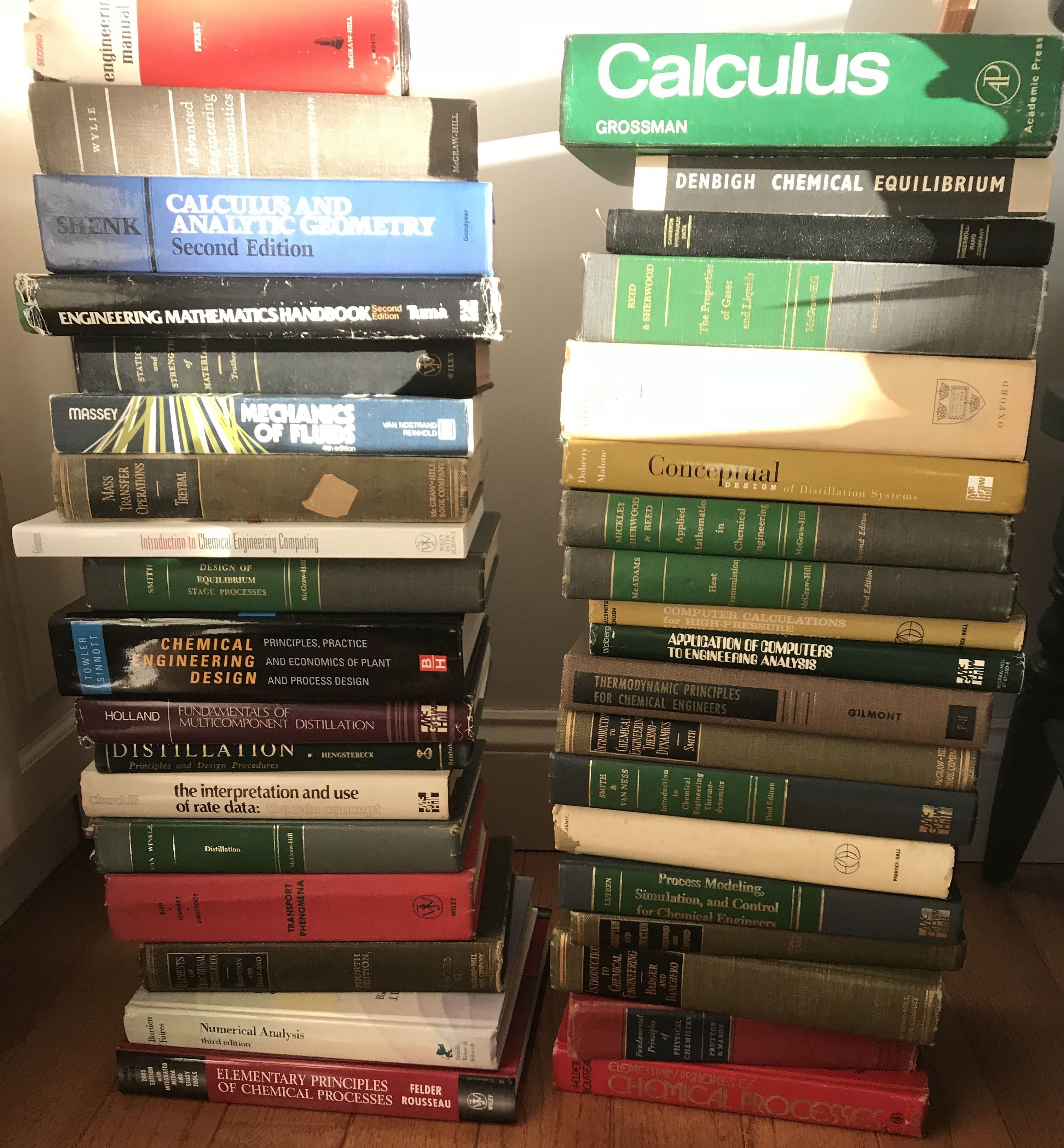 Free technical books, mostly chemical engineering