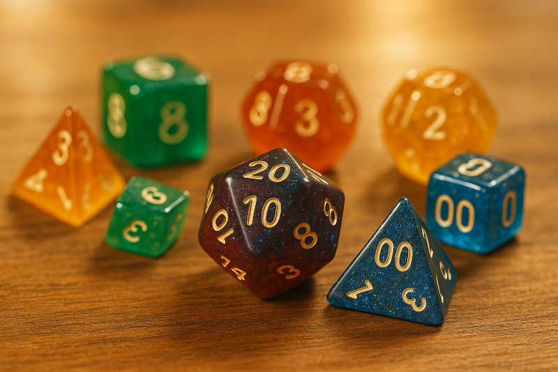 Dungeons and Dragons dice