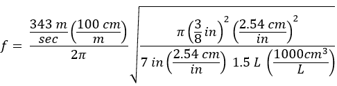 calculation with dimensions