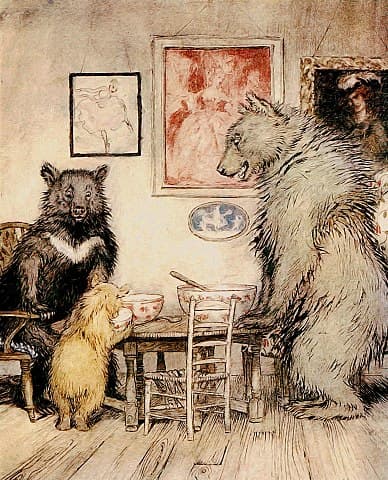  Ilustración de Arthur Rackham, 1918. Dominio público. 