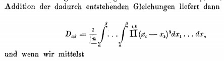 snippet of paper by David Hilbert
