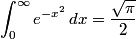 Gaussian integral