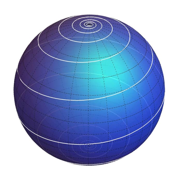 loxodrome spiral
