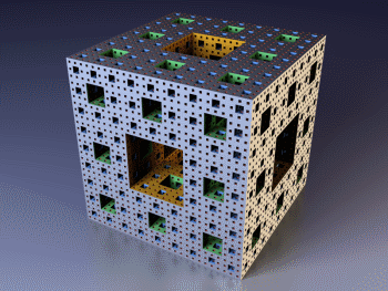 Menger sponge photo via Wikipedia