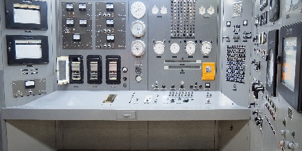 Nuclear power plant control panel