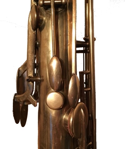 two octave keys on 1912 tenor saxophone