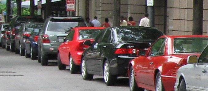 Parallel parking photo by IFCAR, Public Domain