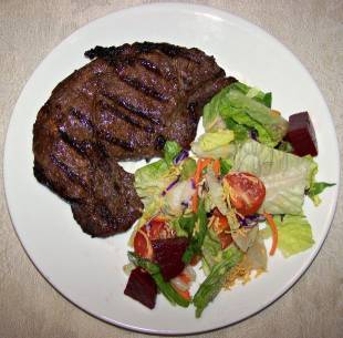 Rib eye steak