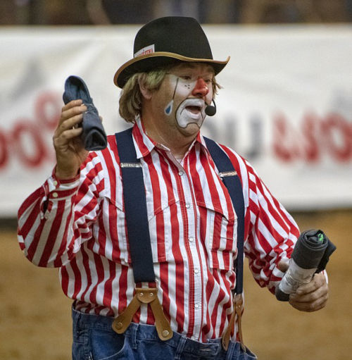 Rodeo clown