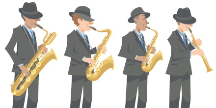 Saxophone quartet