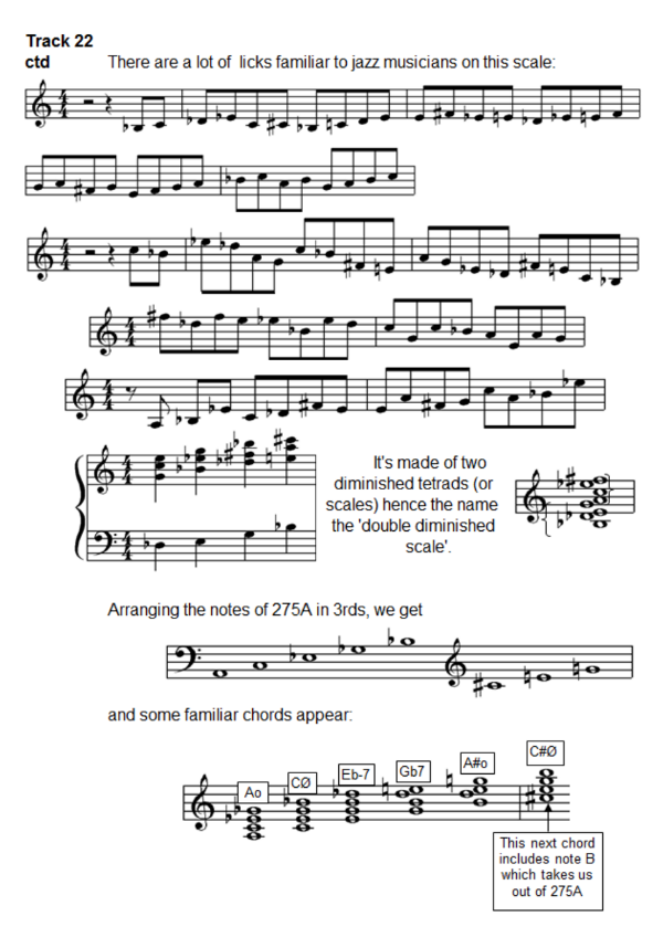 sheet music example, track 22