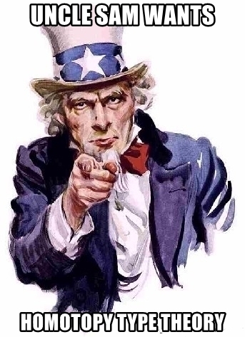 Uncle Sam wants homotopy type theory