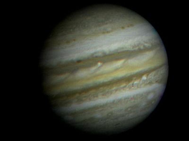 Voyager 1 photo of Jupiter. Jan. 6, 1979