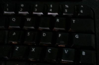 One letter has worn off my keyboard